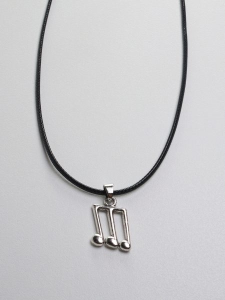 Triple Note Necklace by Dirty Meow