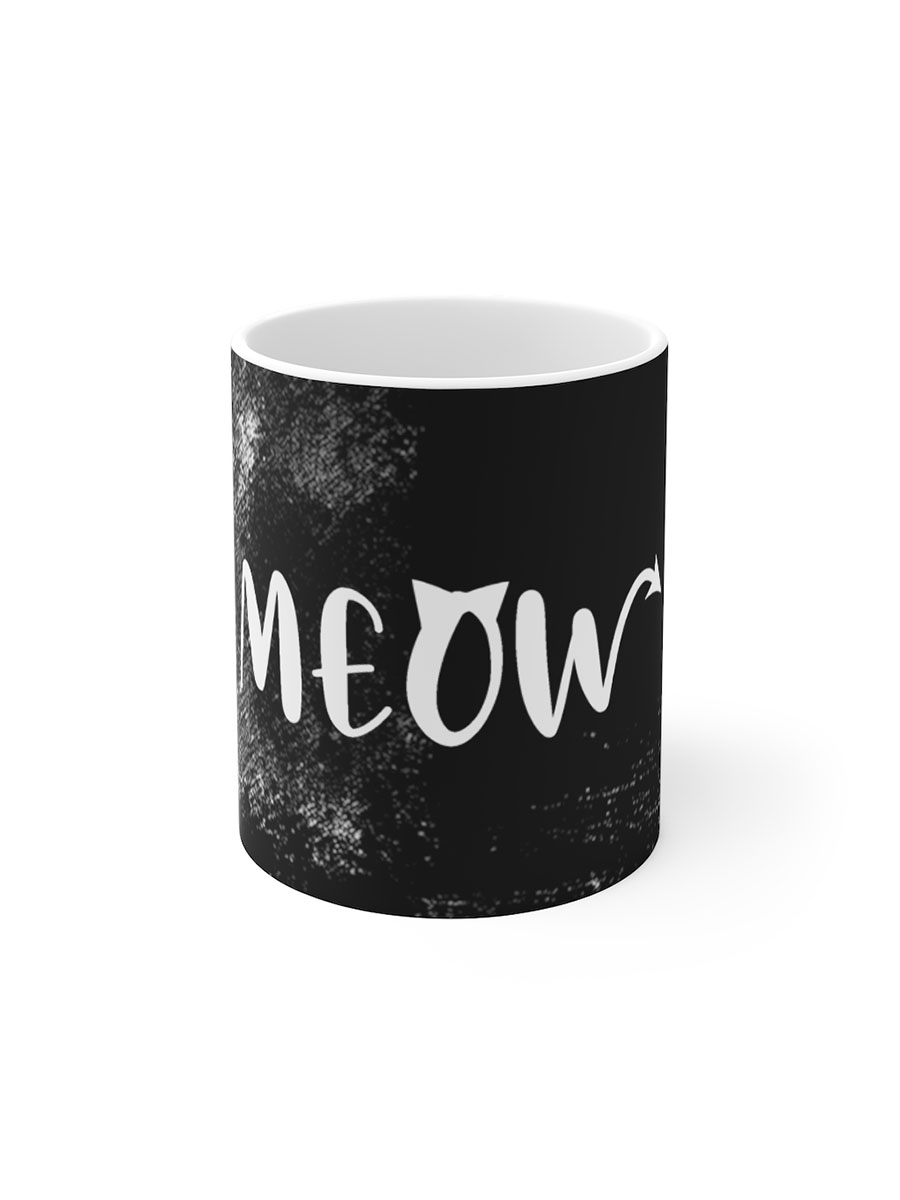 Meow Grunge Mug by Dirty Meow