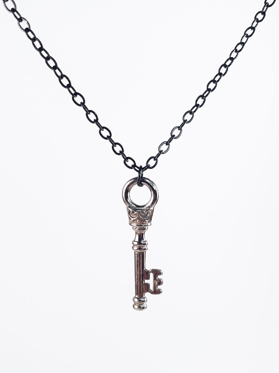 The Black Key #1 Necklace by Dirty Meow